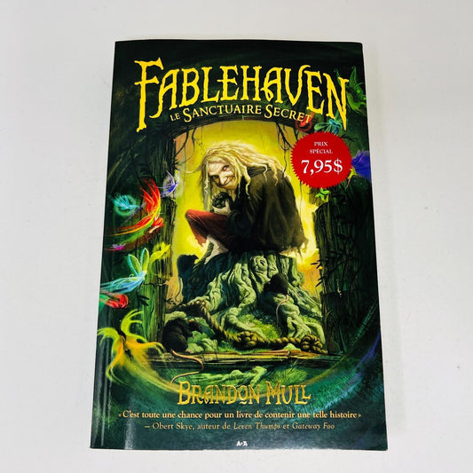 2009 Fablehaven #1 Le Sanctuaire Secret de Brandon Mull en Français/French Ada