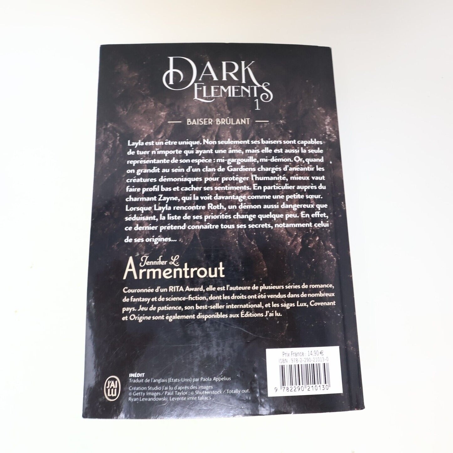 Dark Elements #1 Baiser Brûlant Jennifer Armentrout 2020 J'ai Lu Français Livre