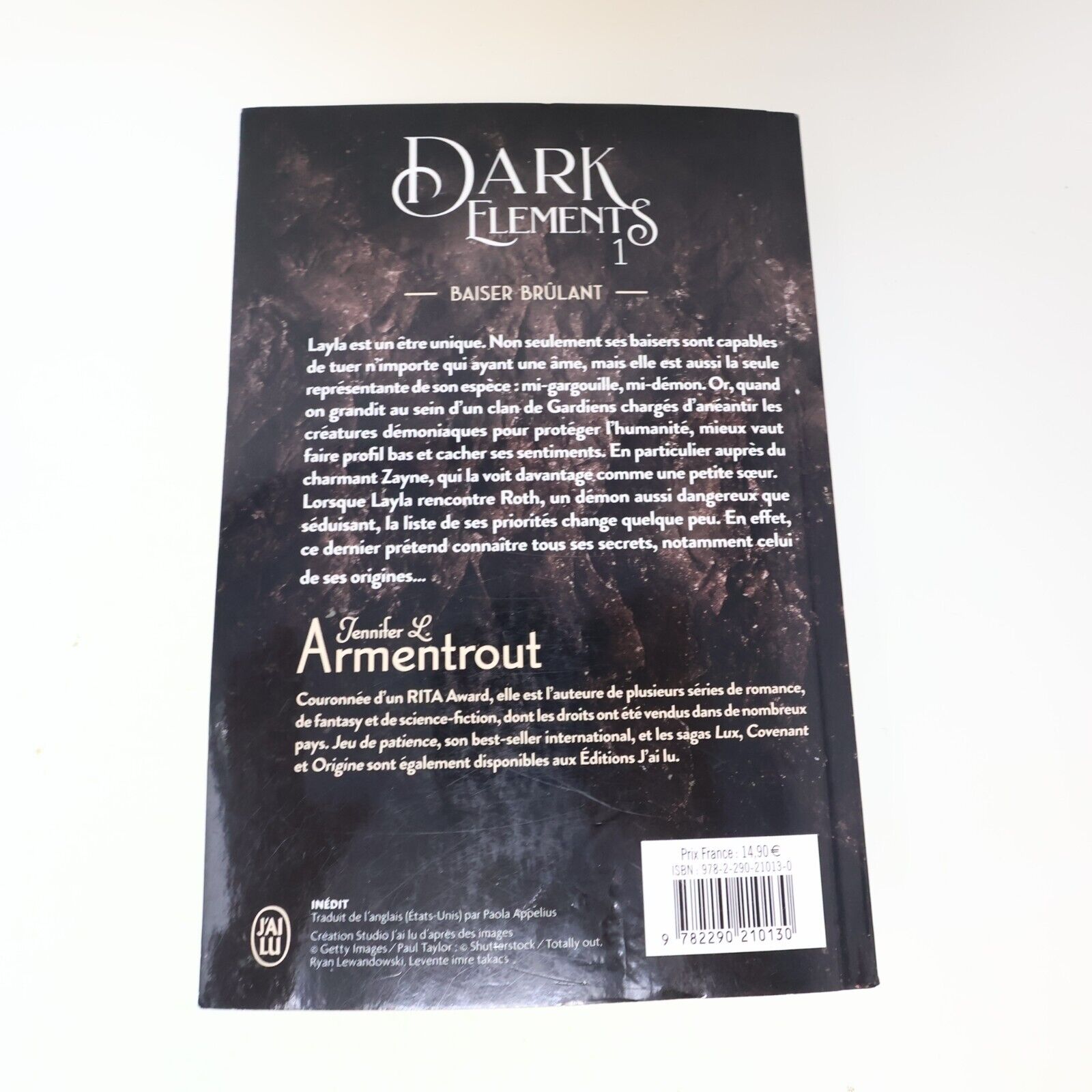 Dark Elements #1 Baiser Brûlant Jennifer Armentrout 2020 J'ai Lu Français Livre