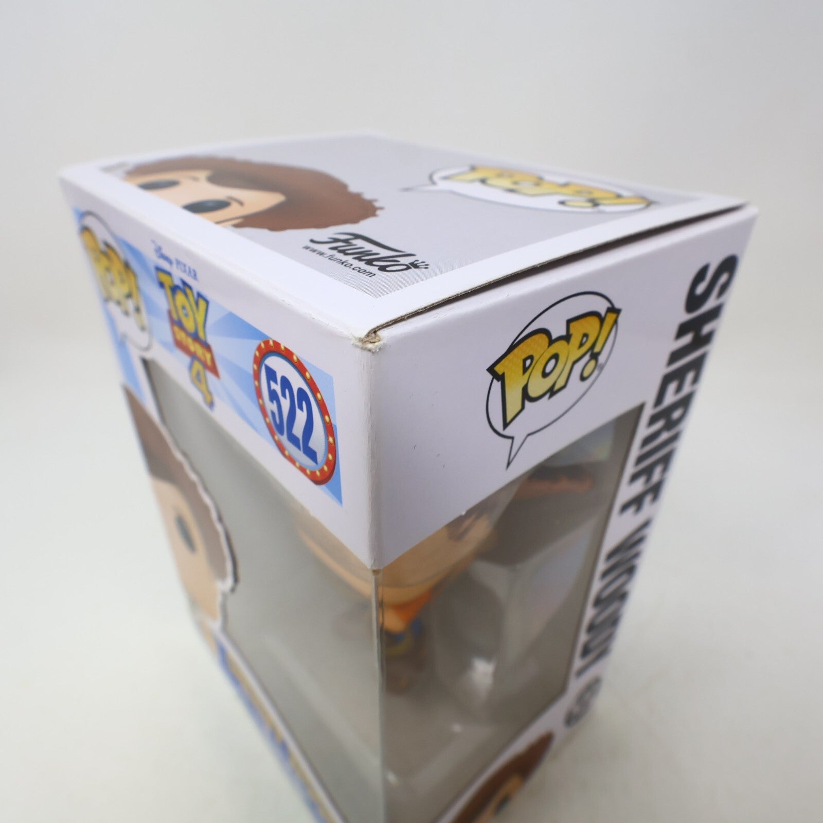 Funko Pop! Sheriff Woody Vinyl Figure #522 Toy Story #4 Used With Box Like New