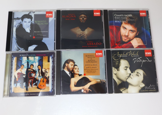 Roberto Alagna 6 CD Lot Serenades/Verdi Arias/Duets & Arias/Verdi Per Due