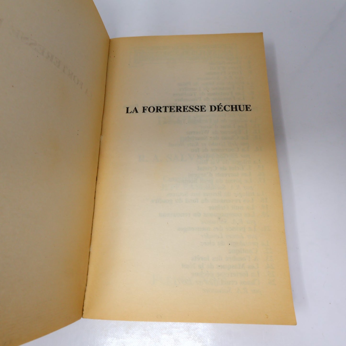 Royaumes Oubliés #25 La Pentalogie du Clerc La Forteresse Déchue R.A. Salvatore