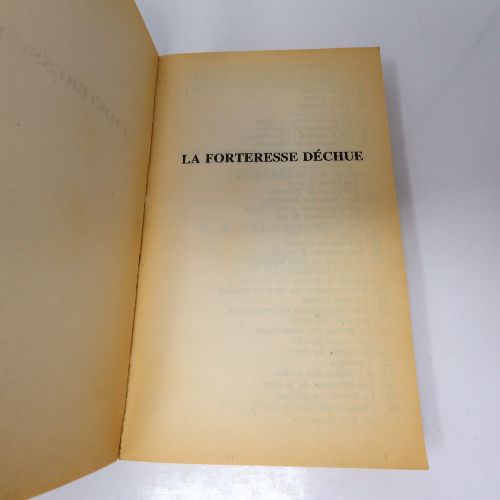 Royaumes Oubliés #25 La Pentalogie du Clerc La Forteresse Déchue R.A. Salvatore