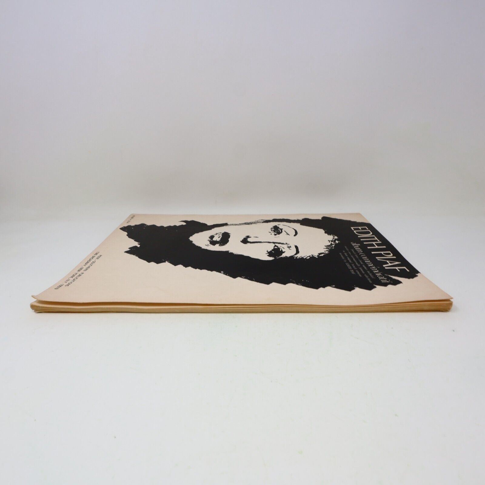 1964 Edith Piaf Album Commémoratif Peer Southern Paperback Songbook Partitions