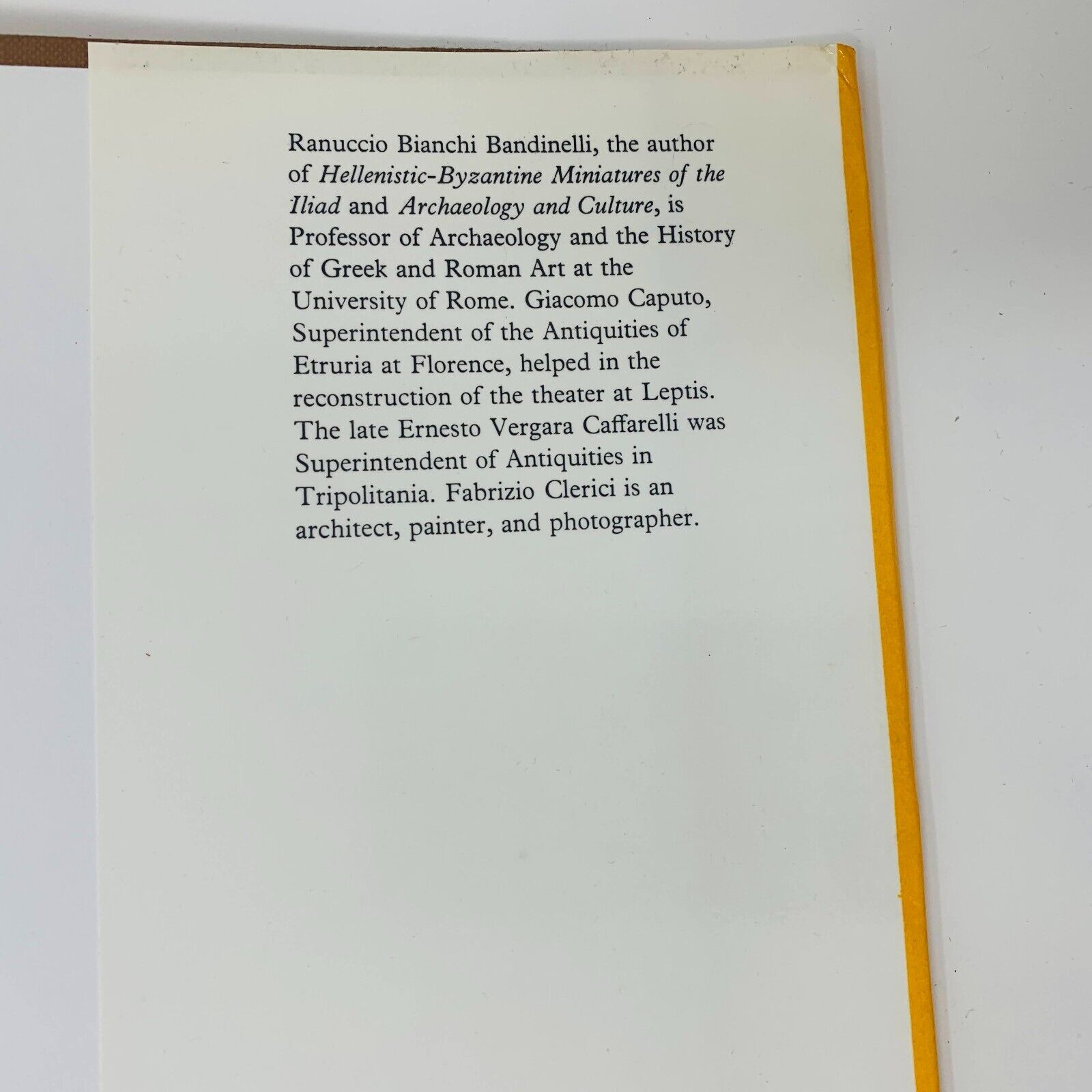 1967 The Buried City Excavations at Leptis Magna Praeger Hardcover Archaeology