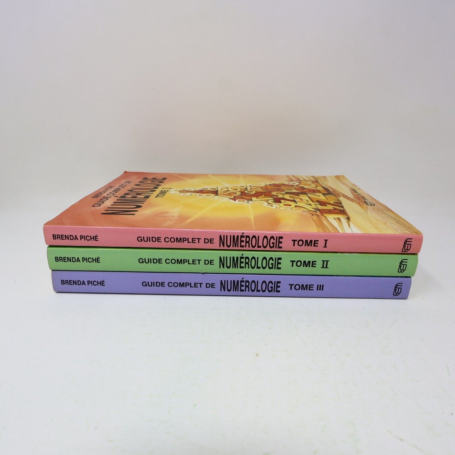 Guide Complet de Numérologie #1-3 Lot 3 Livres Brenda Piché Français French 80s