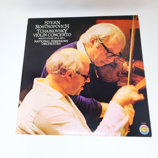 Isaac Stern Tchaikovsky Rostropovich Violin Concerto/Meditation Record 35126