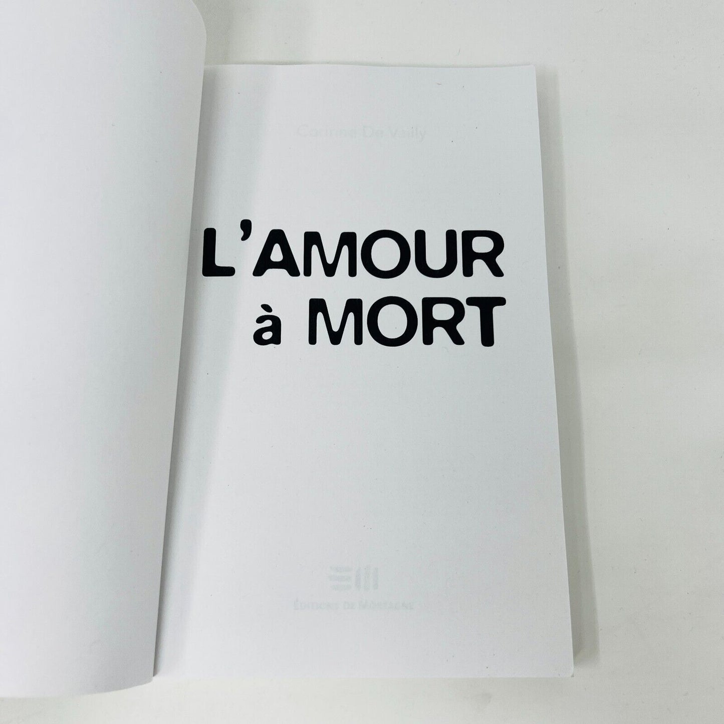 2010 Ailleurs/L'Amour à Mort/Non c'est Non Tabou Lot 3 Livres Romance Français