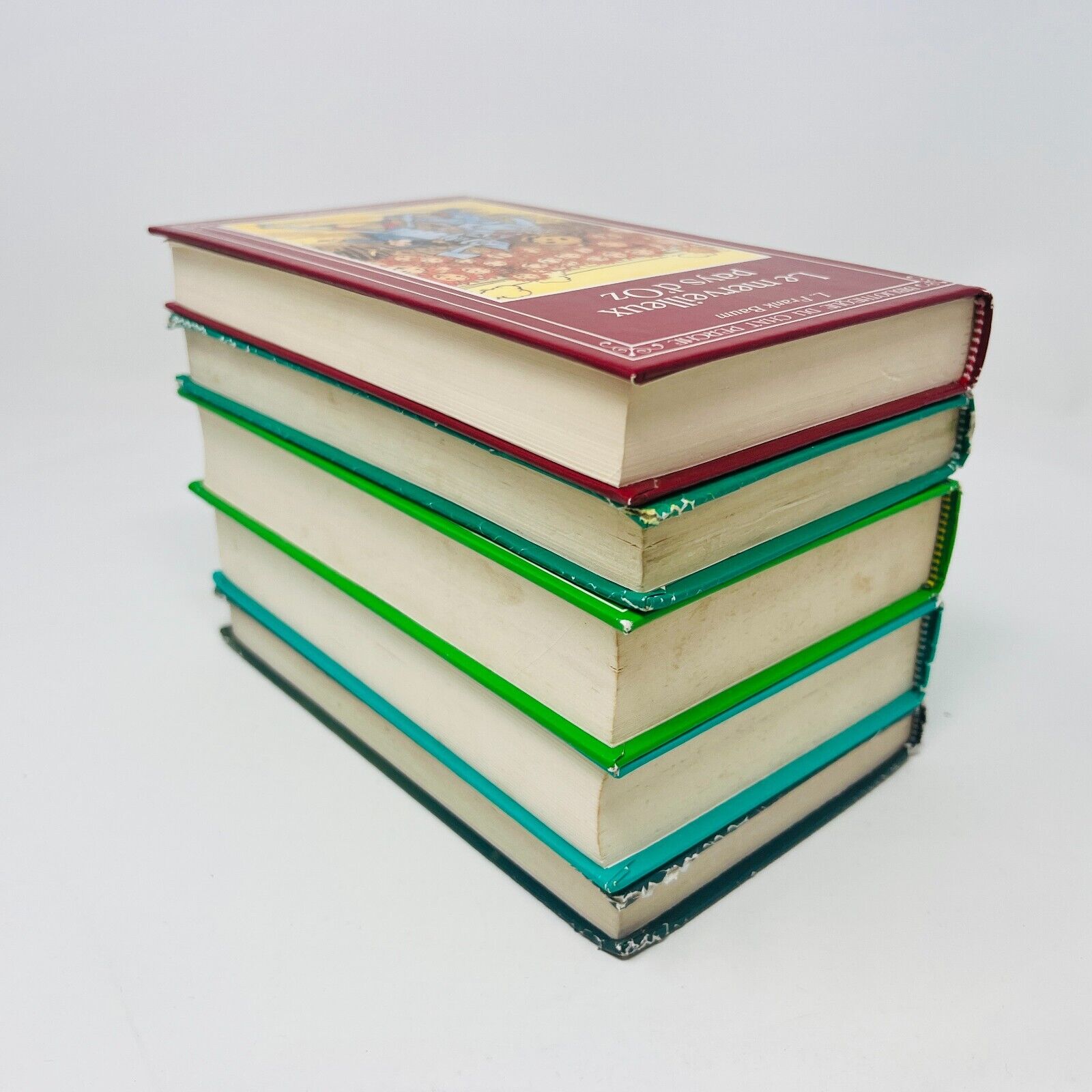 5x Bibliothèque du Chat Perché Oz Peter Pan Docteur Dolittle Lot Livres Français