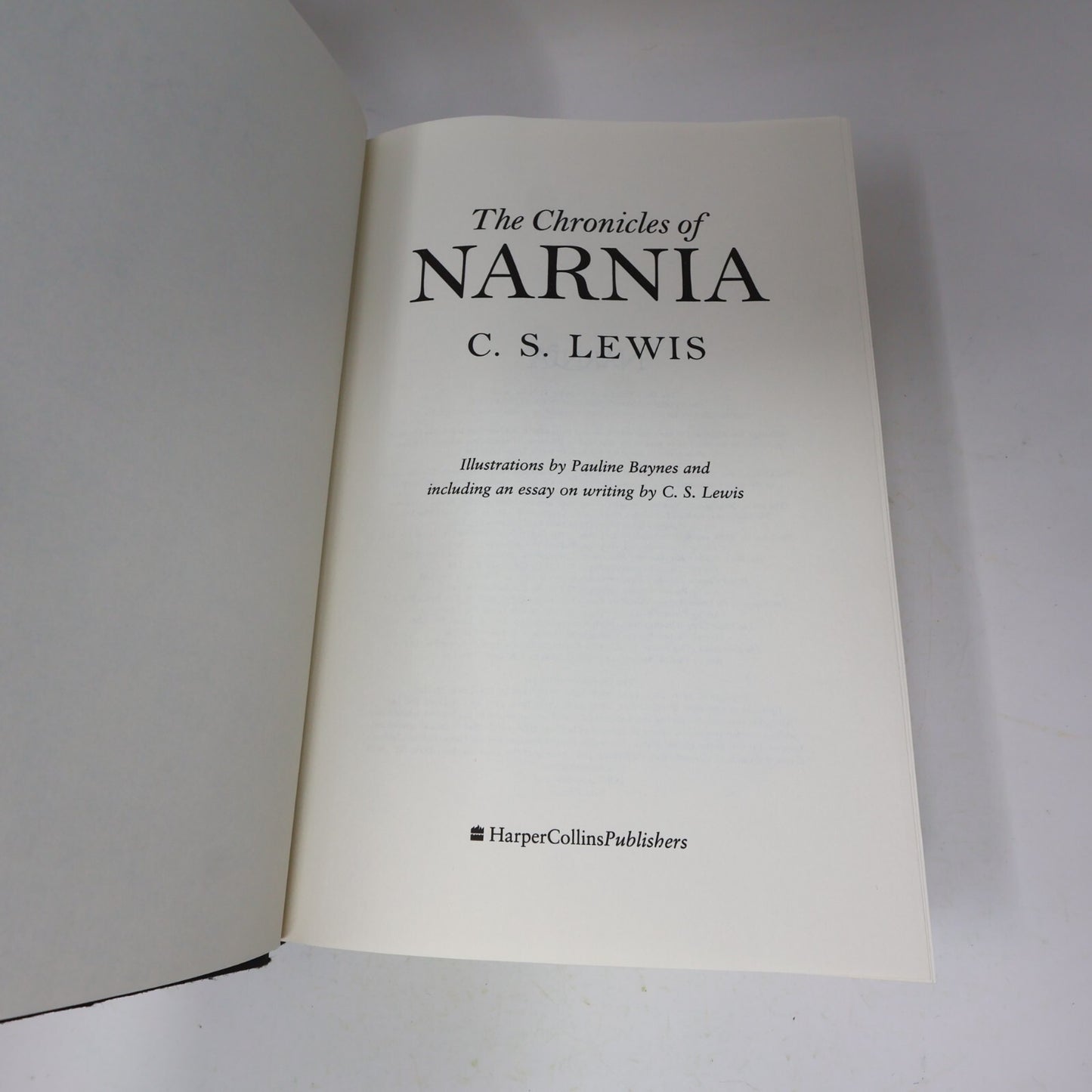 2004 The Chronicles of Narnia C. S. Lewis Omnibus Fantasy 1st Edition Harper HC