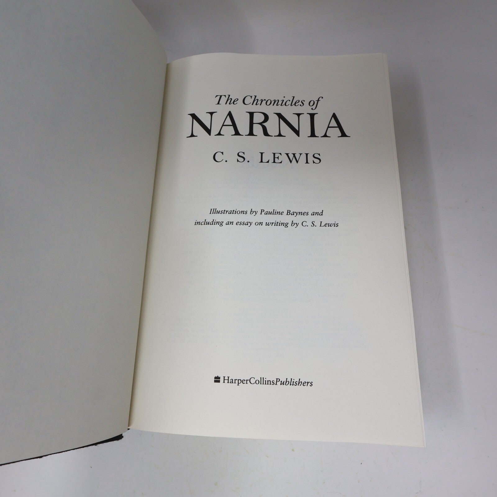 2004 The Chronicles of Narnia C. S. Lewis Omnibus Fantasy 1st Edition Harper HC