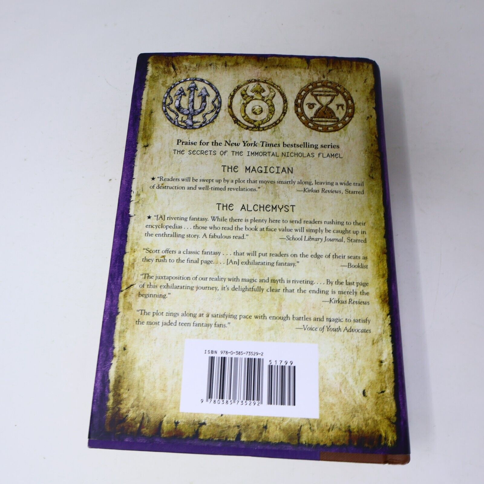Lot 2 Books The Secrets of the Immortal Nicholas Flamel #2-3 by Michael Scott