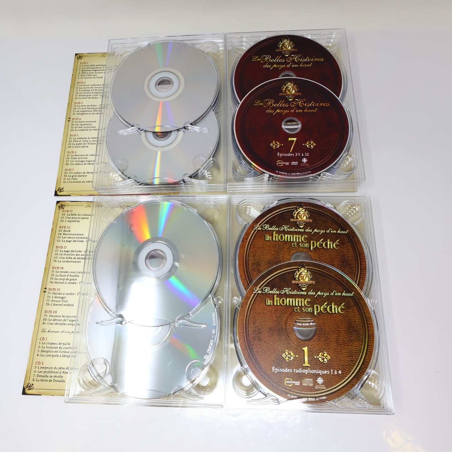 Les Belles Histoires des Pays d'en Haut Coffret 20 DVD/8 CD 4:3 Séraphin/Donalda