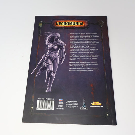 2017 Necromunda Gang War #1 Fantasy RPG Gaming Supplement Games Workshop Book PB