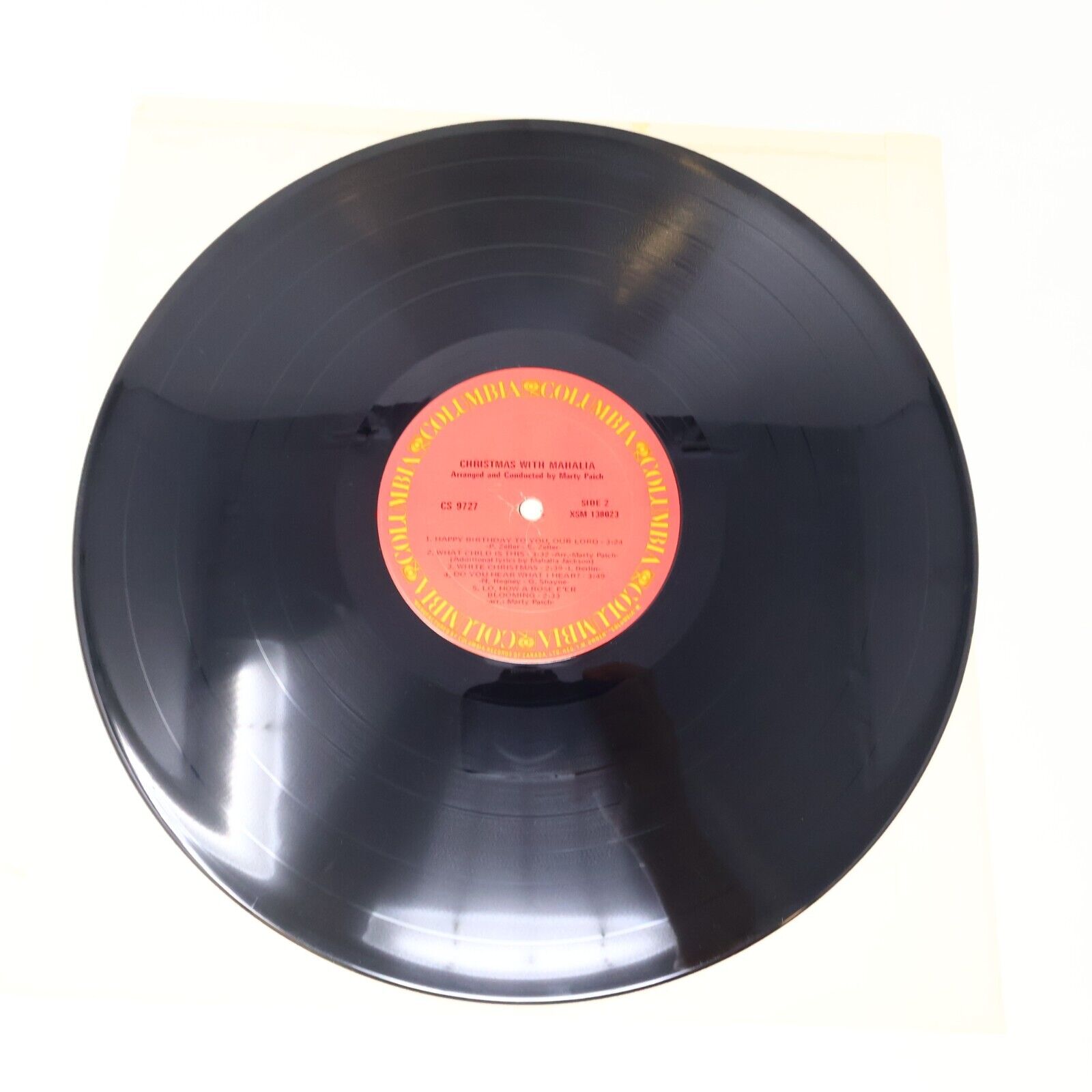 Christmas With Mahalia Jackson LP Record 1967 CS 9727 Marty Paich Silver Bells