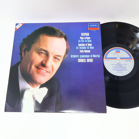 Respighi OSM Charles Dutoit Pines/Fountains of Rome LP Record Vinyl LDR 71091