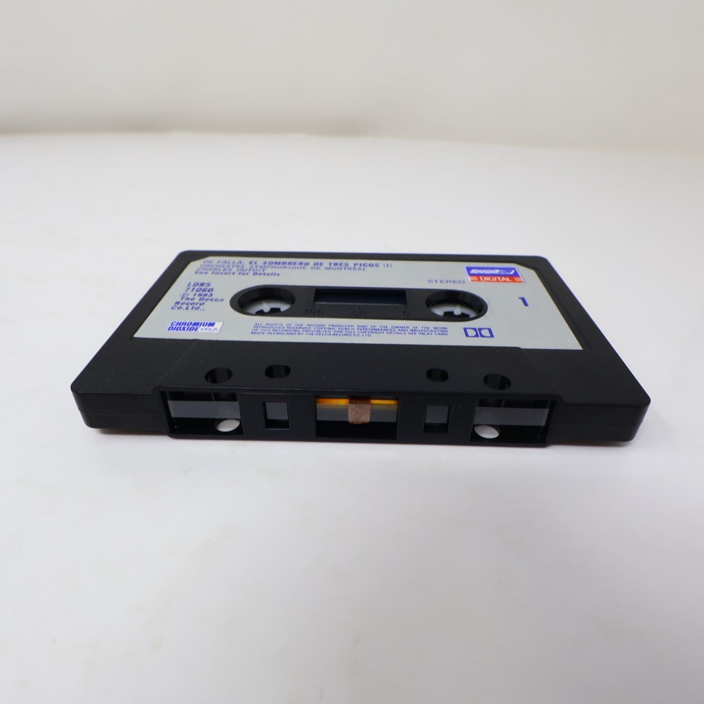 Manuel De Falla Cassette The Three Cornered Hat/Le Tricorne OSM Charles Dutoit