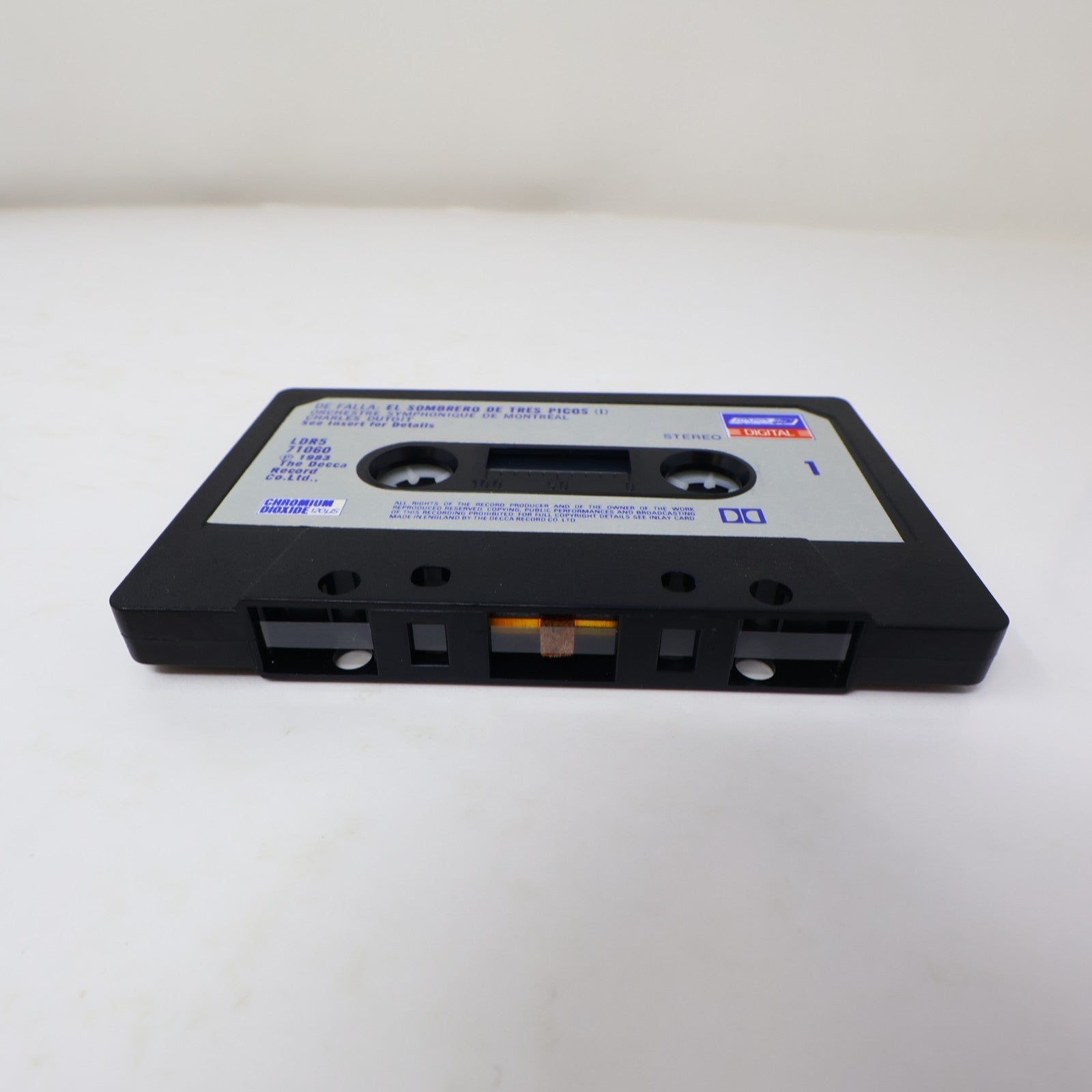 Manuel De Falla Cassette The Three Cornered Hat/Le Tricorne OSM Charles Dutoit
