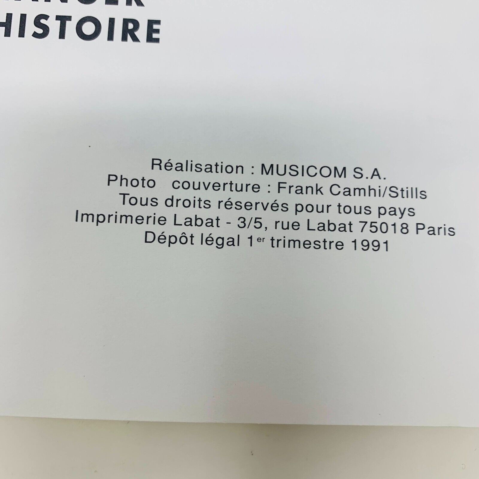 1991 Michel Fugain Livre d'Or Partitions Songbook Musicom Piano Français French