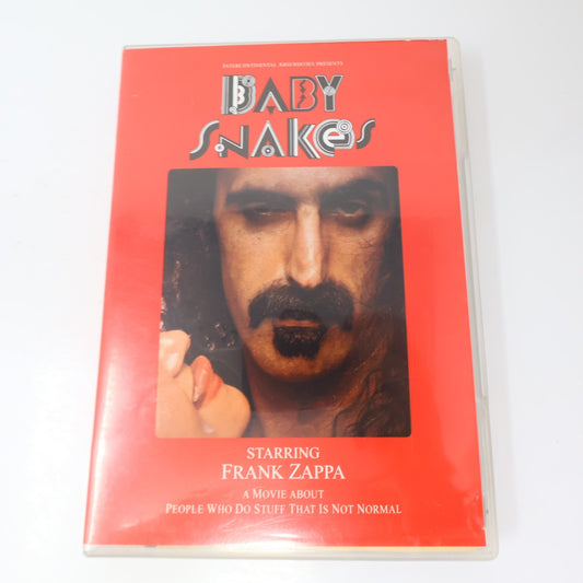 Baby Snakes DVD Frank Zappa NTSC 2003 Tested With Inserts - Missing Glasses 4:3
