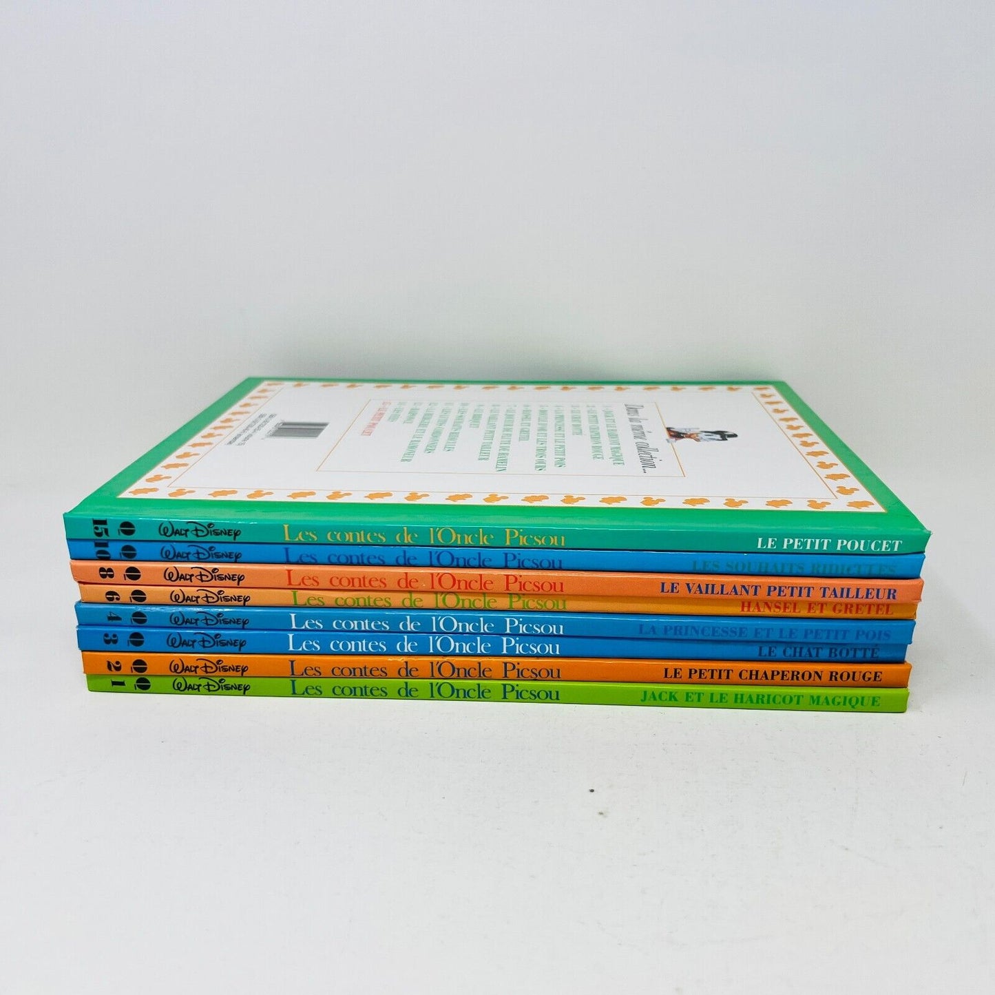 8x Les Contes de l'Oncle Picsou Walt Disney Publicor Lot Livres Français 90s