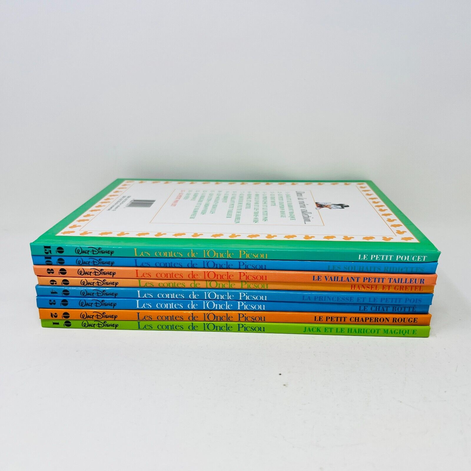 8x Les Contes de l'Oncle Picsou Walt Disney Publicor Lot Livres Français 90s