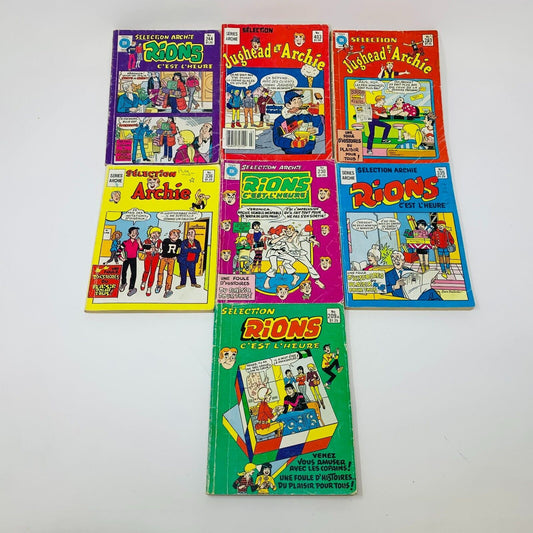7x Sélection Archie Rions c'est l'Heure Jughead French Français EH Comic Lot 80s