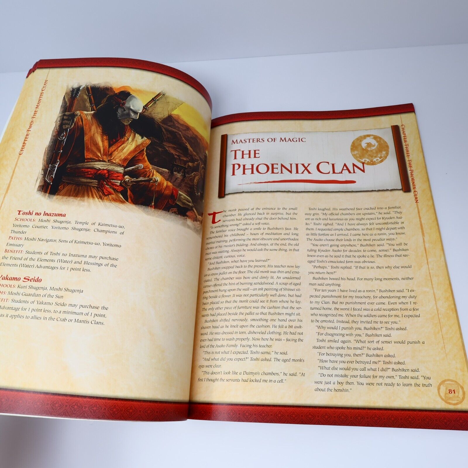 2009 Legend of the Five Rings Masters of Magic L5R by AEG Fantasy RPG Book PB