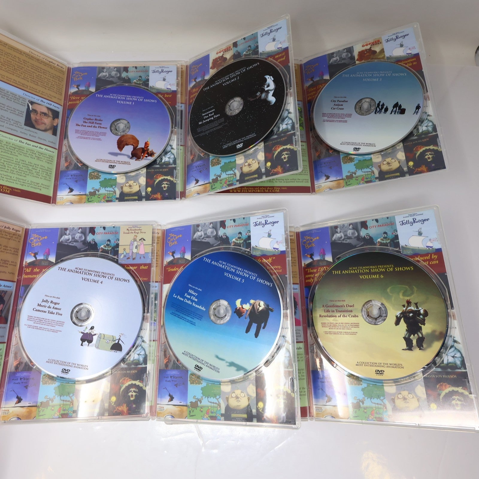 The Animation Show of Shows Box Set 1-2-3 DVD Filmporium 54 Animated Short Films