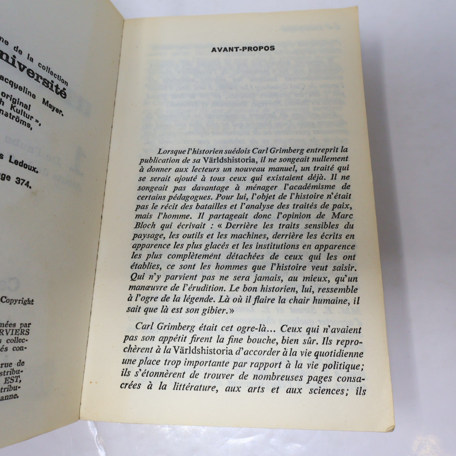 Histoire Universelle #1-12 Marabout Université Complète Lot Carl Grimberg PB 60s