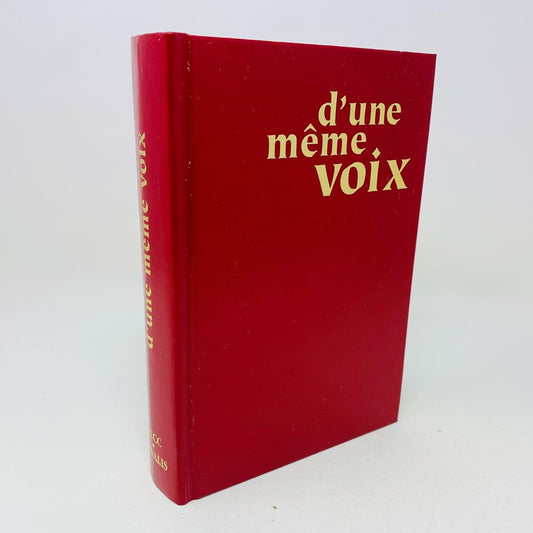 2003 D'une Même Voix Chants Notés de l'Assemblée Édition Canadienne CECC/Novalis