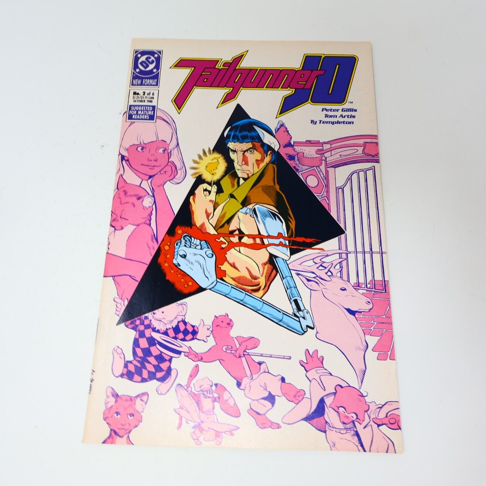 Lot 5 Comics Tailgunner Jo #2-6 Peter Gillis/Tom Artis/Ty Templeton DC 80s