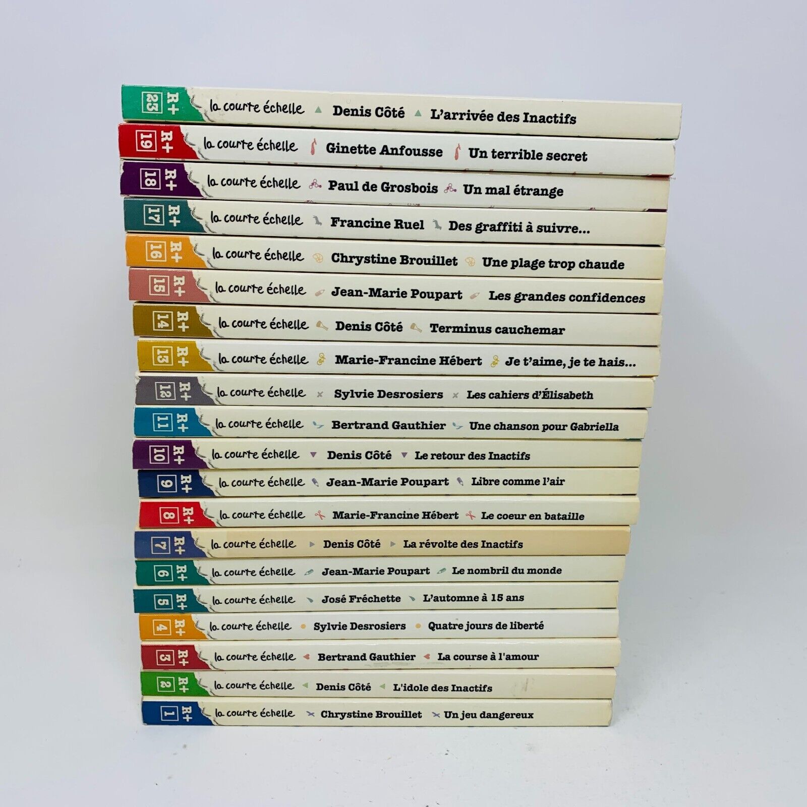 20x La Courte Échelle Roman + #1-19 23 Lecture Enfants Livres Français French