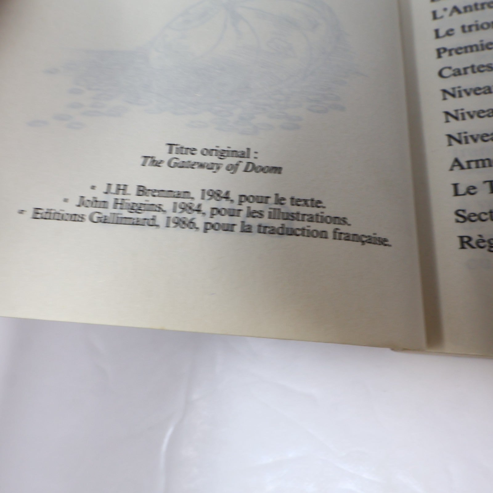 La Quête du Graal #1-3 LDVELH Lot 3 Livres J.H. Brennan Le Château des Ténèbres