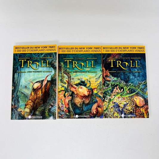 Troll 1-2-3 de John Vornholt Français Série Complète Roi/Reine/Trésor Lot Livres