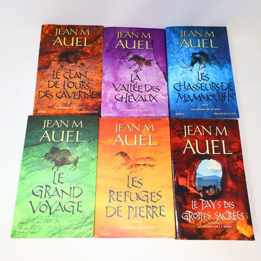 Les Enfants de la Terre 1-6 Français Série Complète Grand Format Auel Lot Livres