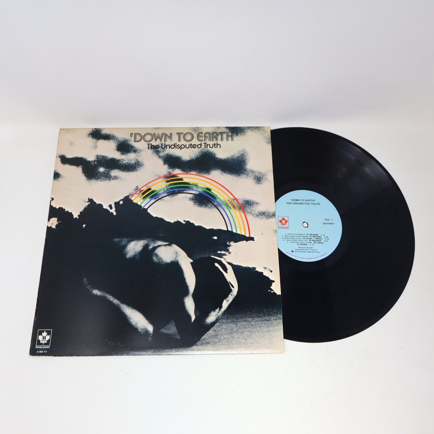The Undisputed Truth Down To Earth LP Record Vinyl Motown G6-968S1 Canada 1974