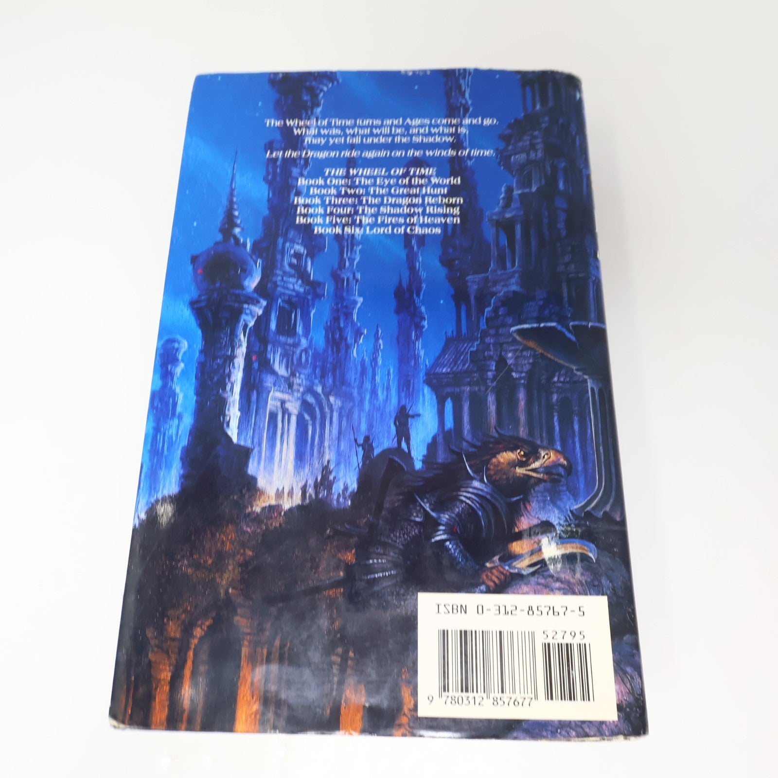 A Crown of Swords Robert Jordan The Wheel of Time #7 TOR 1996 HC DJ 1st Print