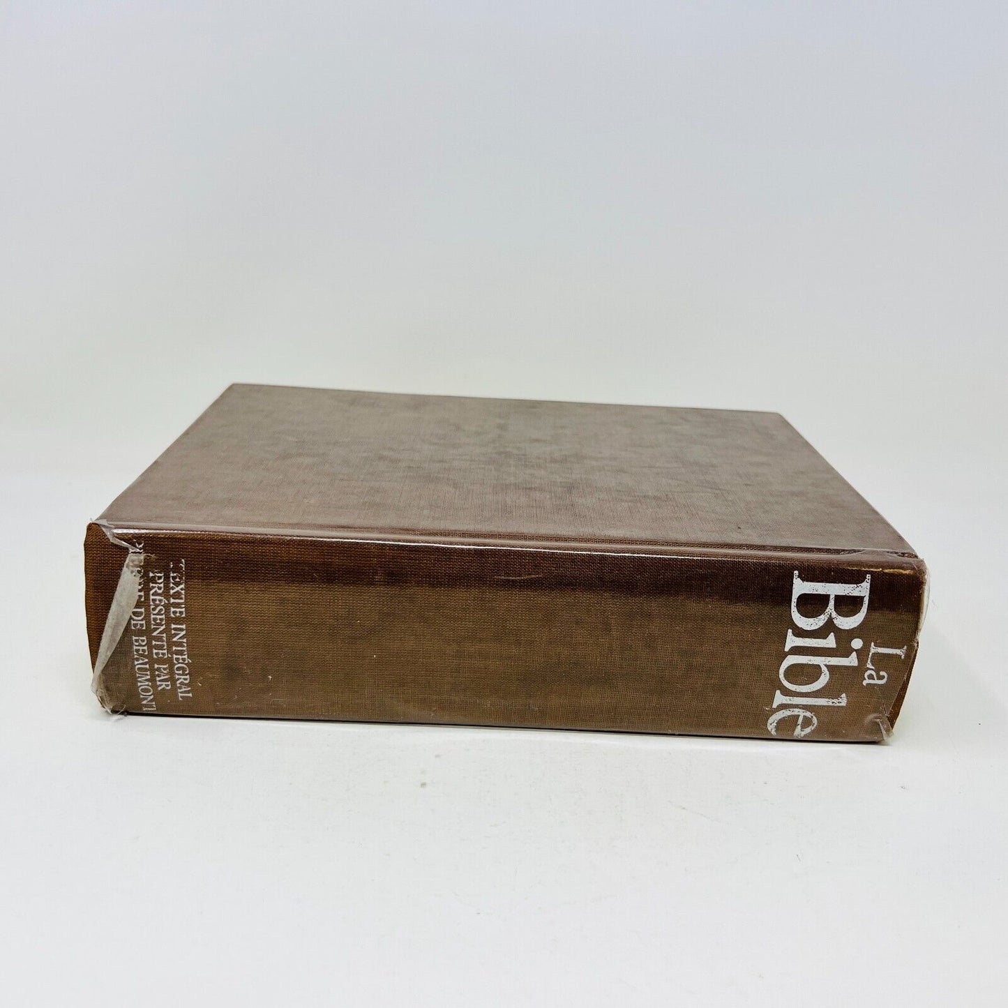 1981 La Bible de Pierre De Beaumont Éditions Anne Sigier Français French HC
