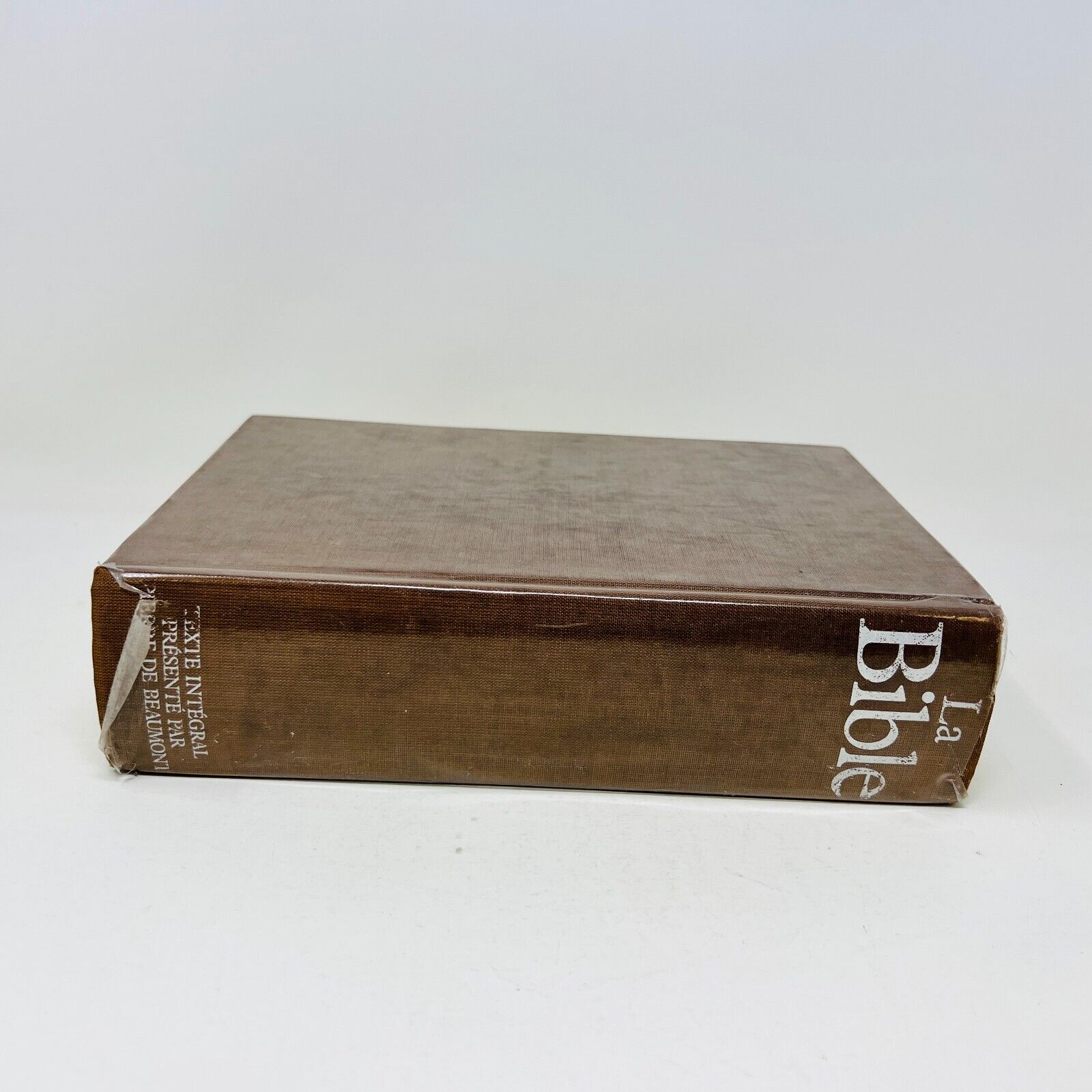 1981 La Bible de Pierre De Beaumont Éditions Anne Sigier Français French HC