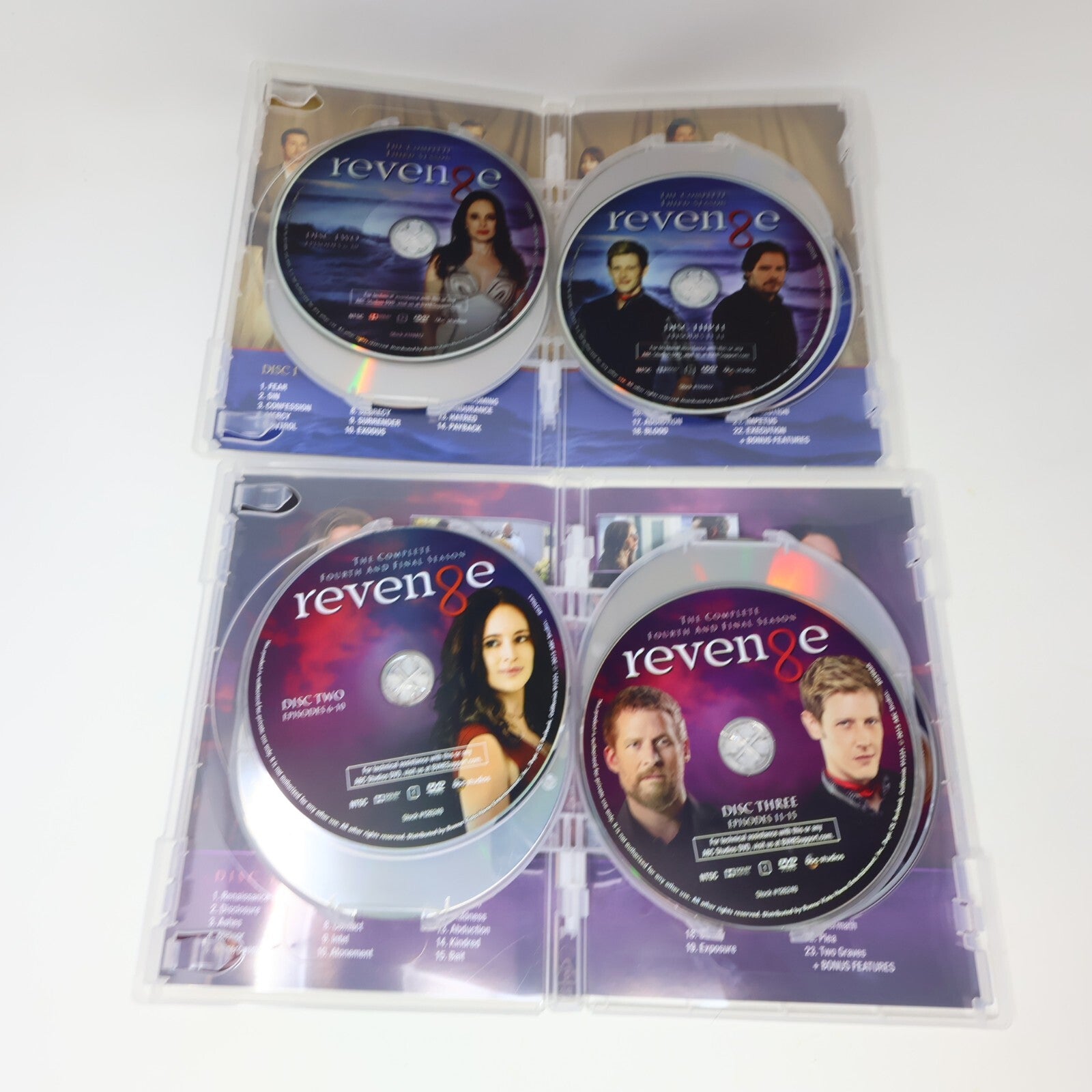 Revenge Seasons #1-4 Complete Series DVD Abc Tested Emily VanCamp NTSC Region 1