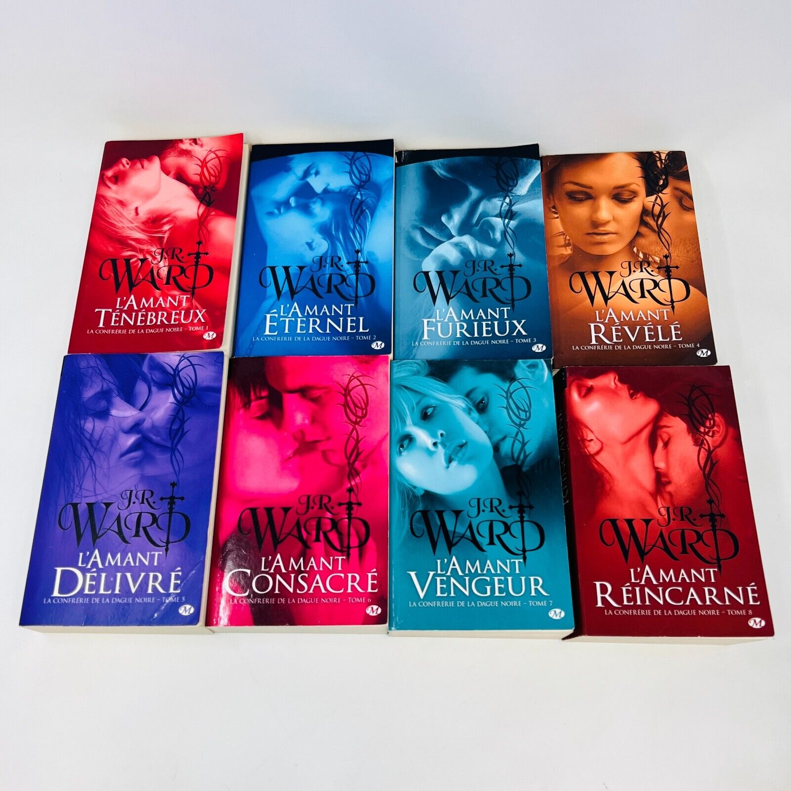 La Confrérie de la Dague Noire #1-8 de J.R. Ward Français L'Amant Ténébreux Lot