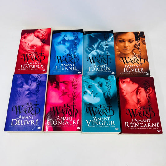 La Confrérie de la Dague Noire #1-8 de J.R. Ward Français L'Amant Ténébreux Lot