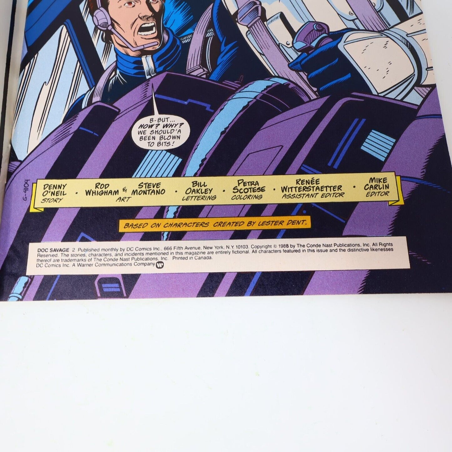 Lot 5 Doc Savage #2-5 7 Denny O'Neil/Rod Wigham/Steve Montano DC Comics 1988-89