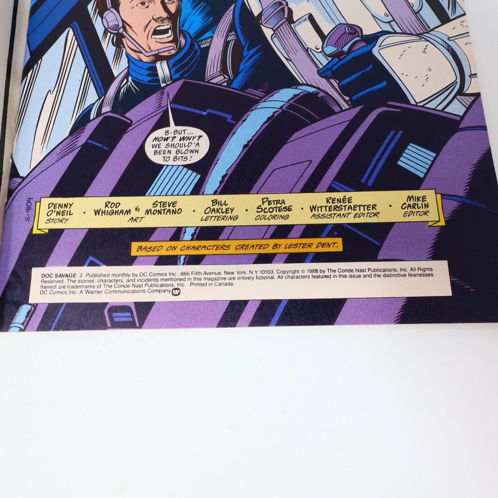 Lot 5 Doc Savage #2-5 7 Denny O'Neil/Rod Wigham/Steve Montano DC Comics 1988-89