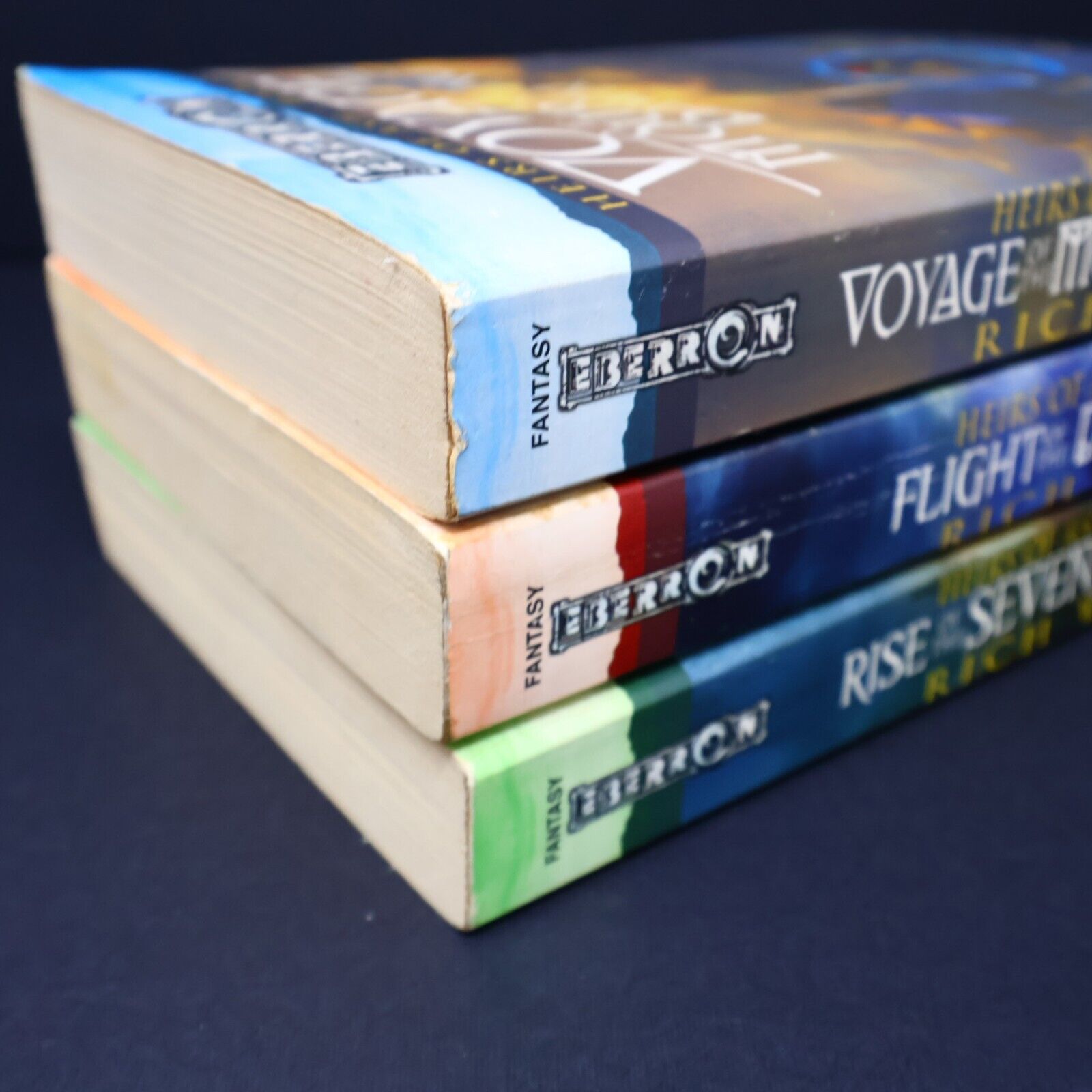 Lot 3 Books Heirs of Ash #1-3 by Rich Wulf EBerron Wizards of the Coast Fantasy