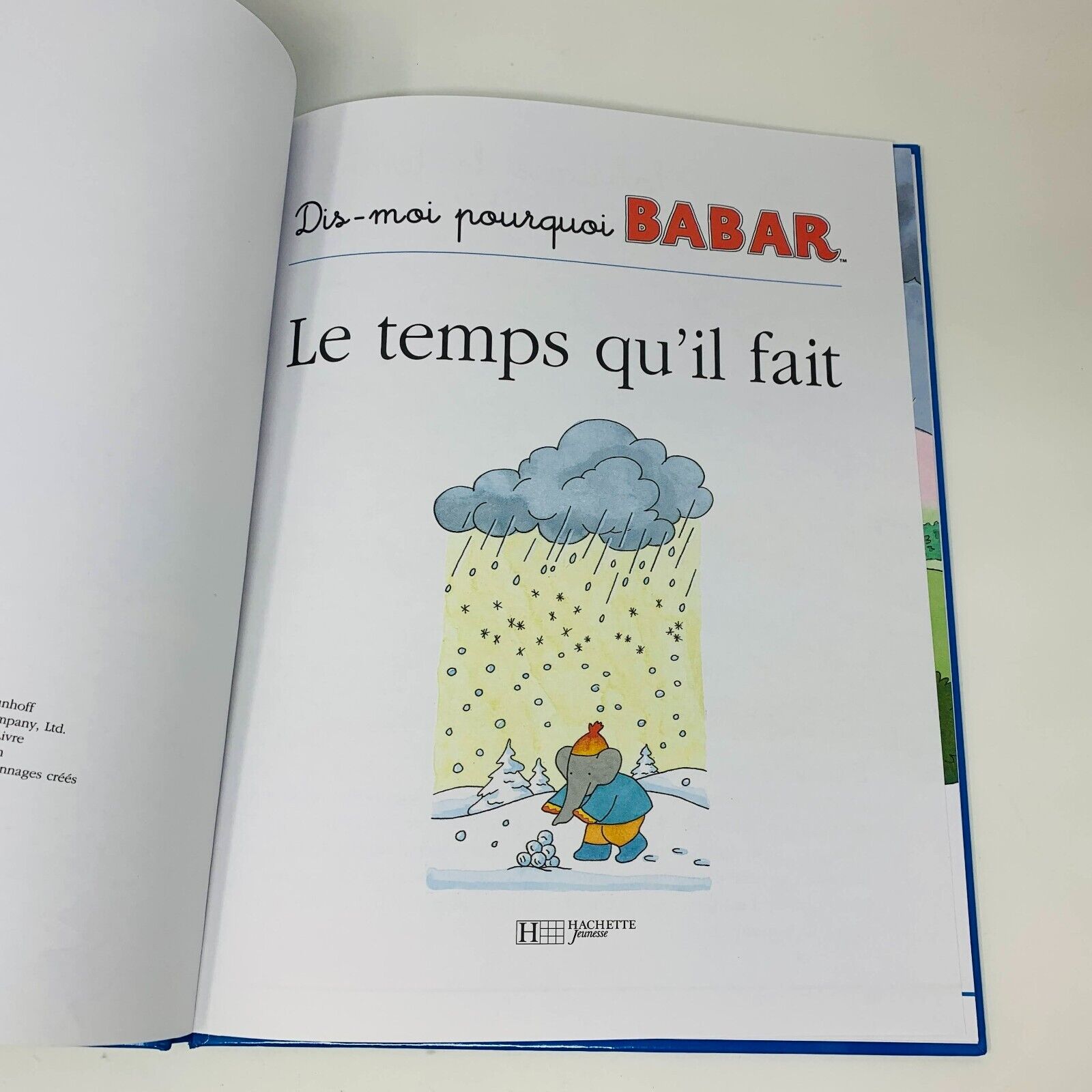 5x Livres Dis moi Babar & Babar Raconte pour Enfants en Français French Children