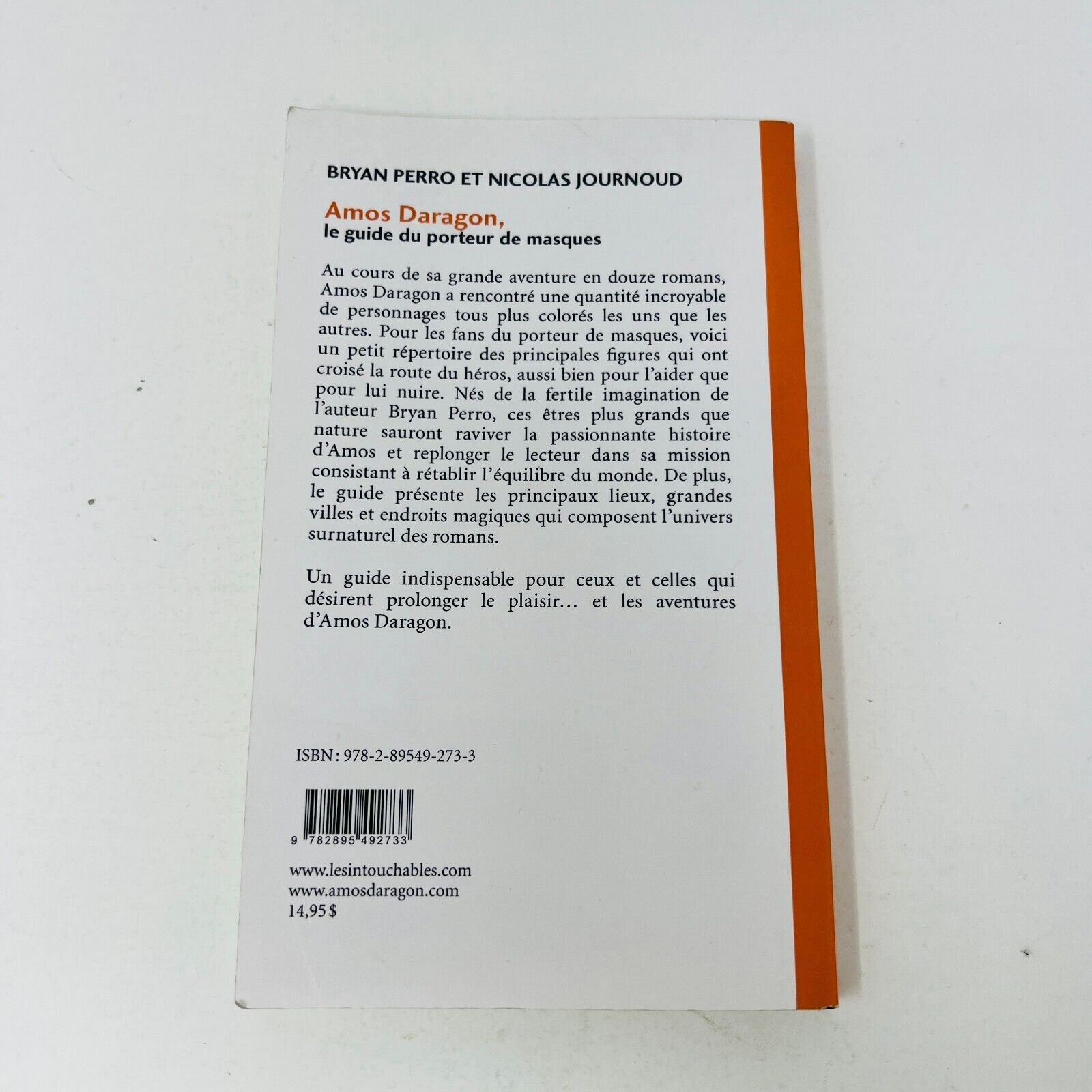 2008 Amos Daragon Le Guide du Porteur de Masques Perro/Journoud Les Intouchables
