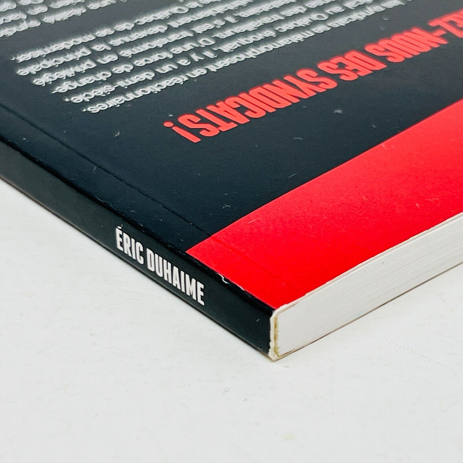 2013 Libérez-Nous des Syndicats de Éric Duhaime en Français Économie Politique