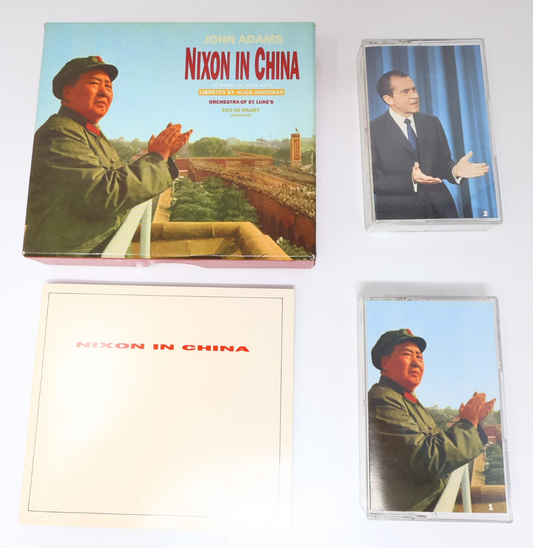 John Adams Nixon In China Opera in Three Acts 2x Cassettes Box Set Edo de Waart